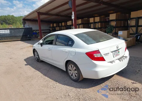 2012 Honda Civic Lx из США, поврежденный, VIN 2HGFB2F58CH324124